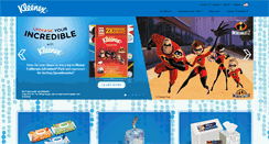 Desktop Screenshot of kleenex.com