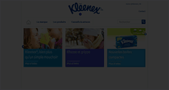Desktop Screenshot of kleenex.fr
