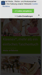 Mobile Screenshot of kleenex.de