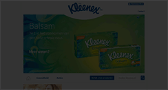 Desktop Screenshot of kleenex.nl